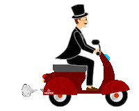 Hat Ride Sticker by Le Kopee