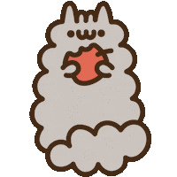 cat Sticker by Pusheen