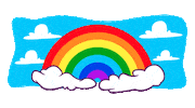 Rainbow Frase Sticker by Rain Hope World