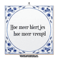 Bier Nl Sticker by Tegelspreuken.nl