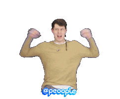 Happy Hell Yeah Sticker by Peoople