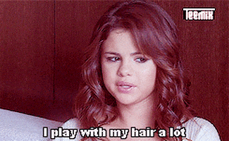 selena gomez hair GIF