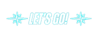 Lets Go Baseball Sticker