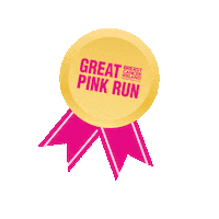 Cancer Research Charity Sticker by Great Pink Run