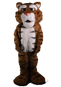 Mascot Tiger Sticker by Dalhousie University