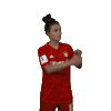 Lina Magull Hello Sticker by FC Bayern Women