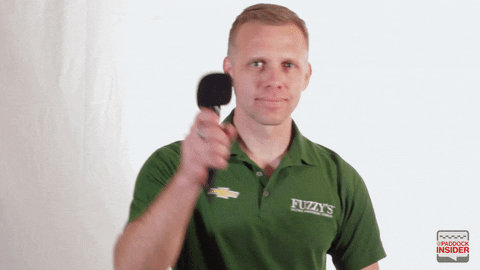 indy 500 mic drop GIF by Paddock Insider