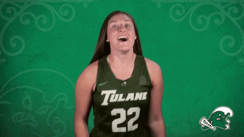 women's basketball tulane GIF by GreenWave
