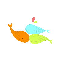 appelatous ocean fish sea whale Sticker