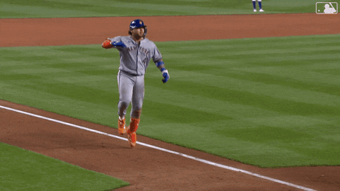 Happy Excited GIF by New York Mets