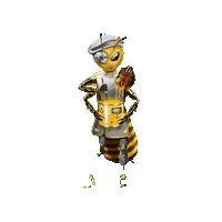 Bee Honey Sticker by letsgo.gorilla
