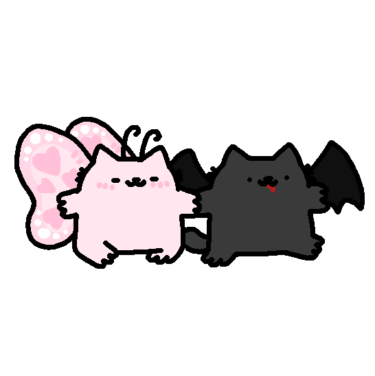 Cat Love Sticker by sillynub