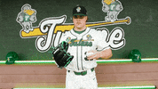 College Baseball Brian GIF by GreenWave
