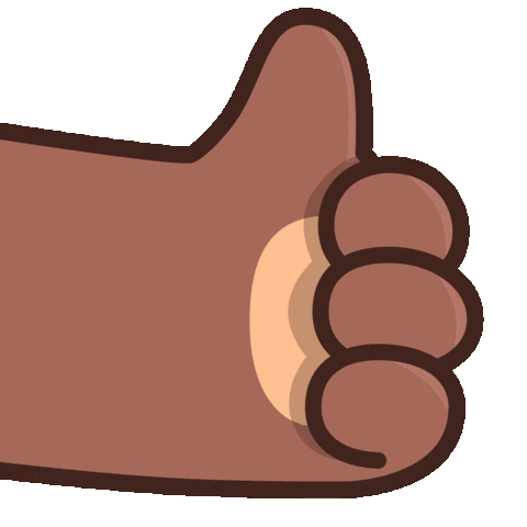 Ok Good Thumbs Up Sticker by BEARISH
