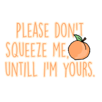 text peach Sticker by Yeah Bunny