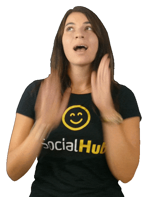 Happy Thanks Sticker by SocialHub