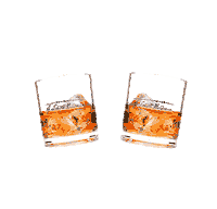 Happy Hour Cheers Sticker by A. Smith Bowman