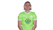 Check This Out Look Here Sticker by VfL Wolfsburg