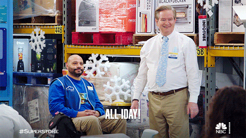 All Day Nbc GIF by Superstore