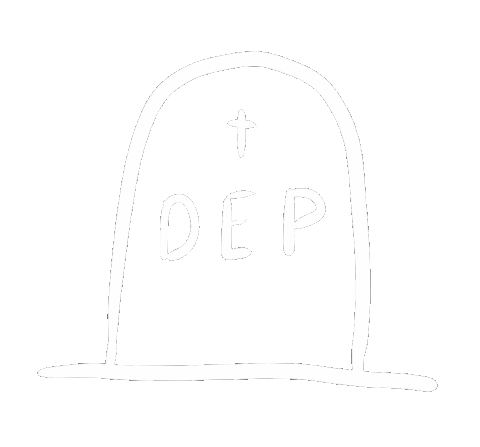 Muerte Descansa Sticker