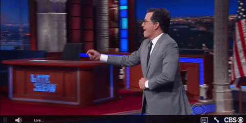GIF by The Late Show With Stephen Colbert