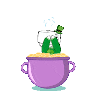 St Patricks Day Bitcoin Sticker by Ordinary Friends