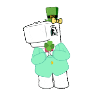 St Patricks Day Bitcoin Sticker by Ordinary Friends
