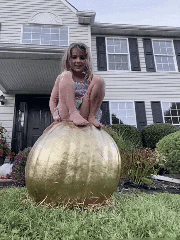 Giant Pumpkin Gold GIF by Little Hero Foundation