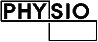 PhysioLDN white black london physio Sticker
