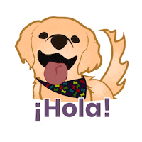 Golden Retriever Love Sticker by petikur
