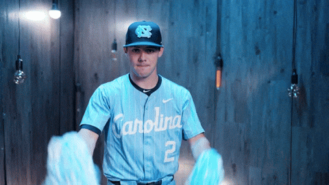 University Of North Carolina Baseball GIF by UNC Tar Heels