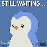 Still Waiting What GIF by Pudgy Penguins