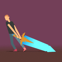 studioaka animation walking photoshop sword GIF