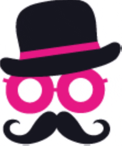 PictureBooth giphygifmaker glasses hat photobooth GIF