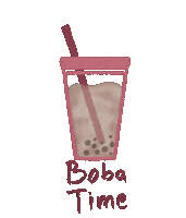 azkadell drink tea bubble glass Sticker