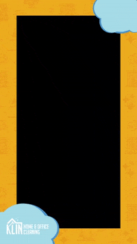 Klinfrance home yellow house office GIF