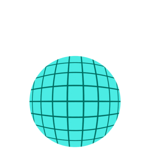 Disco Sticker by Helen & Gertrude