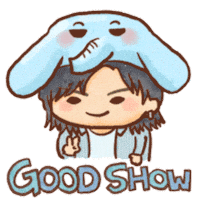 Good Show Elephant Sticker
