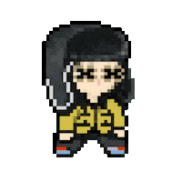 G Dragon Pixel Sticker