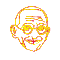 man india Sticker by ladypat