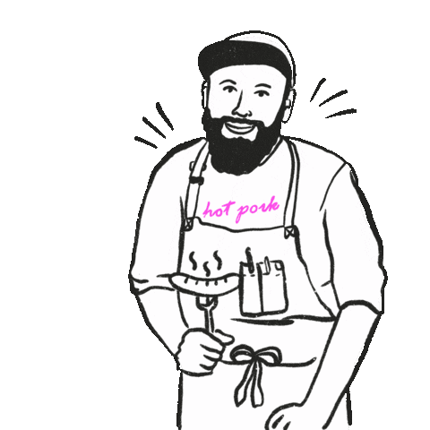 Hot Pork Sticker
