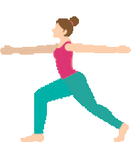 Yoga Haya Sticker by studioH