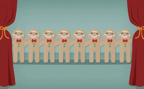 can can gingerbread GIF by evite