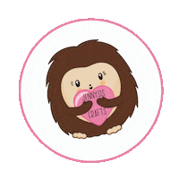 Jennysiscrafts jennysis hedgehug Sticker