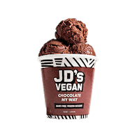 jdsvegan chocolate ice cream usher jds vegan ice cream Sticker