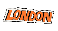 London Sticker by Martina Martian