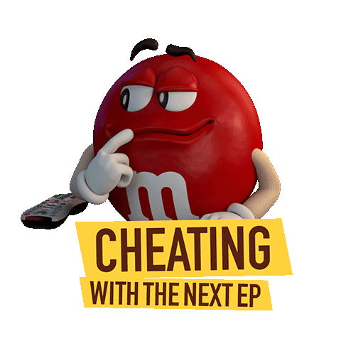 Cheating Streaming Sticker by M&M's UK