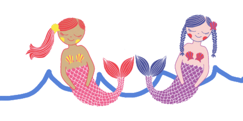 swim mermaid Sticker by BBLittles