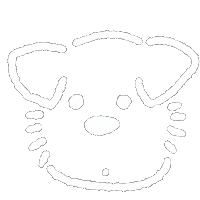 犬 白 Sticker