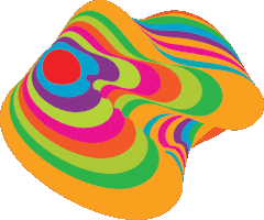 Art Colours Sticker by Yoni